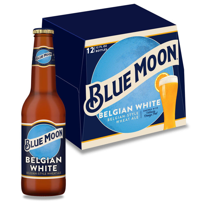 Blue Moon Belgian White Wheat Ale Bottles (12 fl oz x 12 ct)