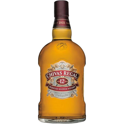 Chivas Regal 80 Proof 12 Year Blended Scotch Whisky (1.75 L)