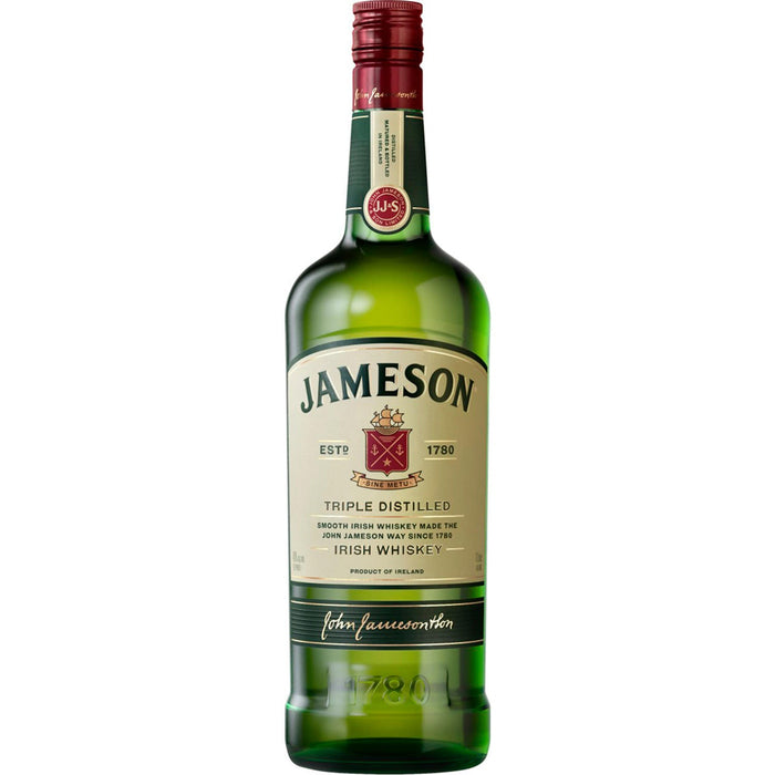 Jameson Original 80 Proof Triple Distilled Irish Whiskey Bottle (1 L)