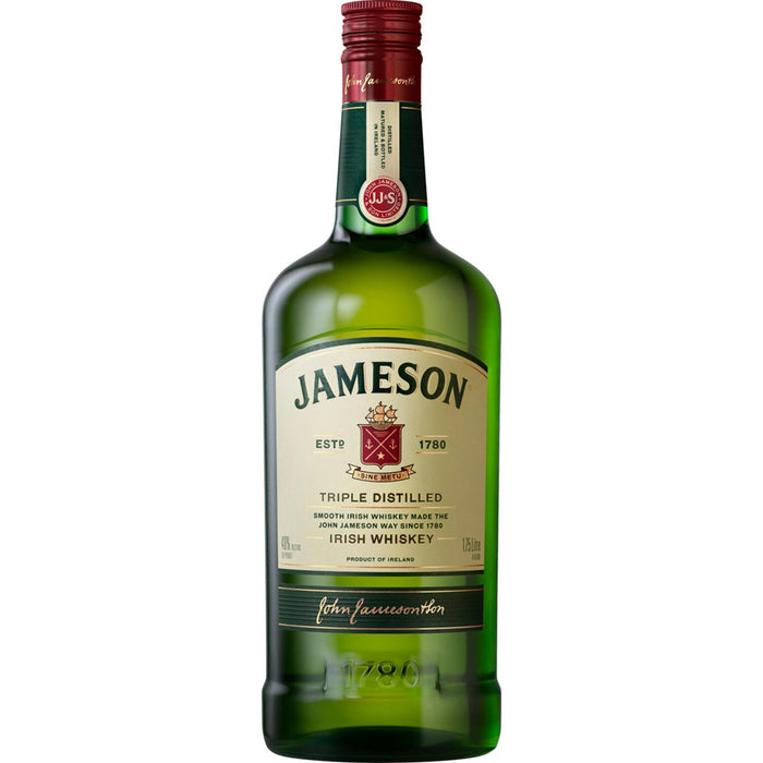 Jameson 80 Proof Triple Distilled Original Irish Whiskey Bottle (1.75 L)