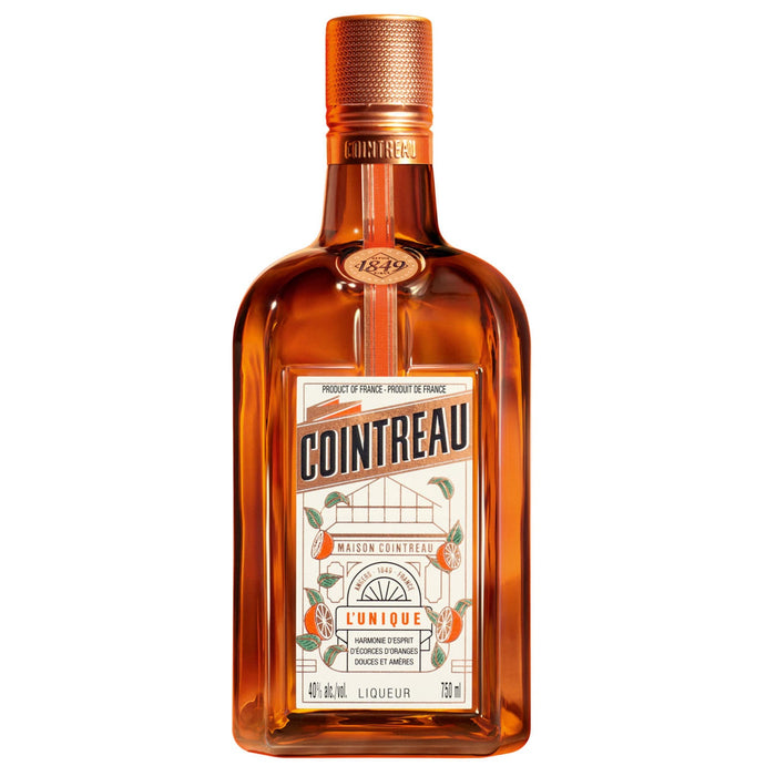 Cointreau Orange 80 Proof Triple Sec Liqueur Bottle (750 ml)
