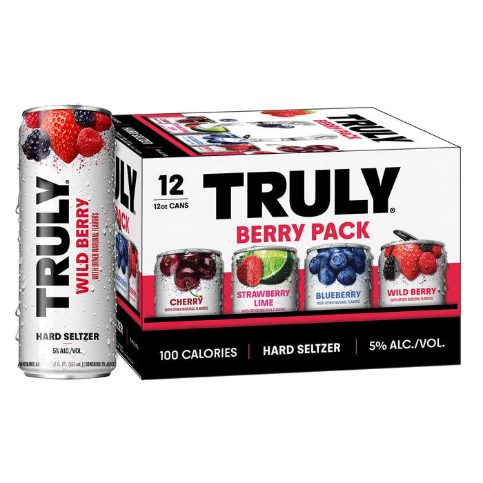 Truly Gluten Free Berry Hard Seltzer Cans Variety Pack (12 fl oz x 12 ct)