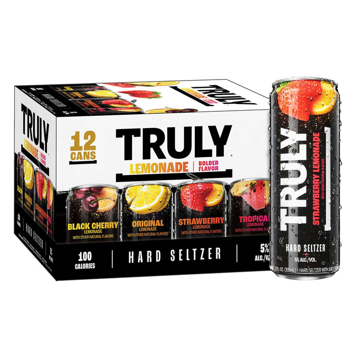 Truly Gluten Free Lemonade Hard Seltzer Cans Variety Pack (12 fl oz x 12 ct)