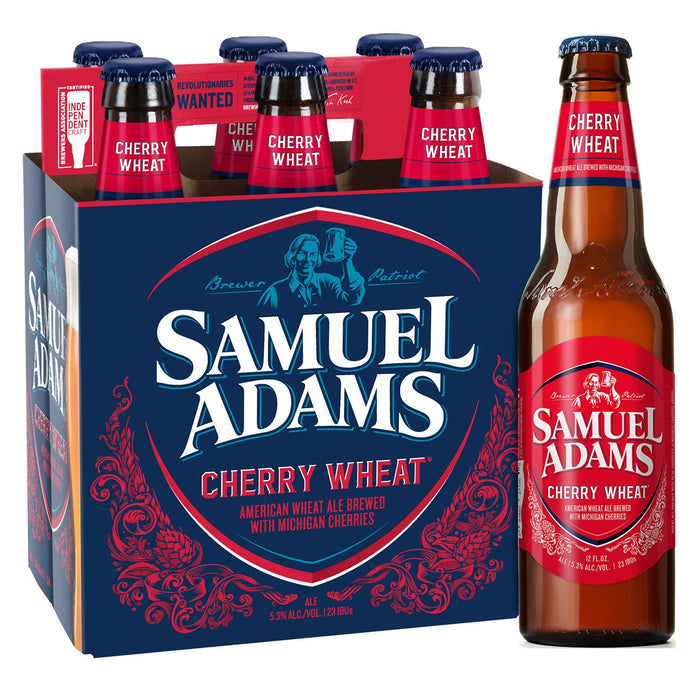 Samuel Adams Cherry Wheat Ale Bottles (12 fl oz x 6 ct)
