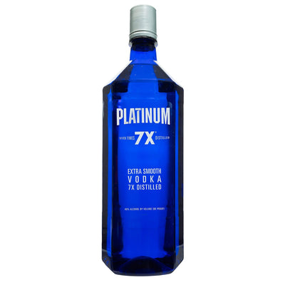 Platinum 7x Vodka 80 Proof Extra Smooth Vodka Bottle (1.75 L)