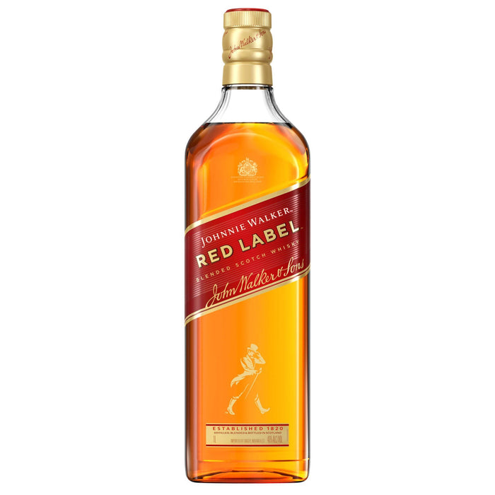 Johnnie Walker Red Label 80 Proof Blended Scotch Whisky Bottle (1 L)