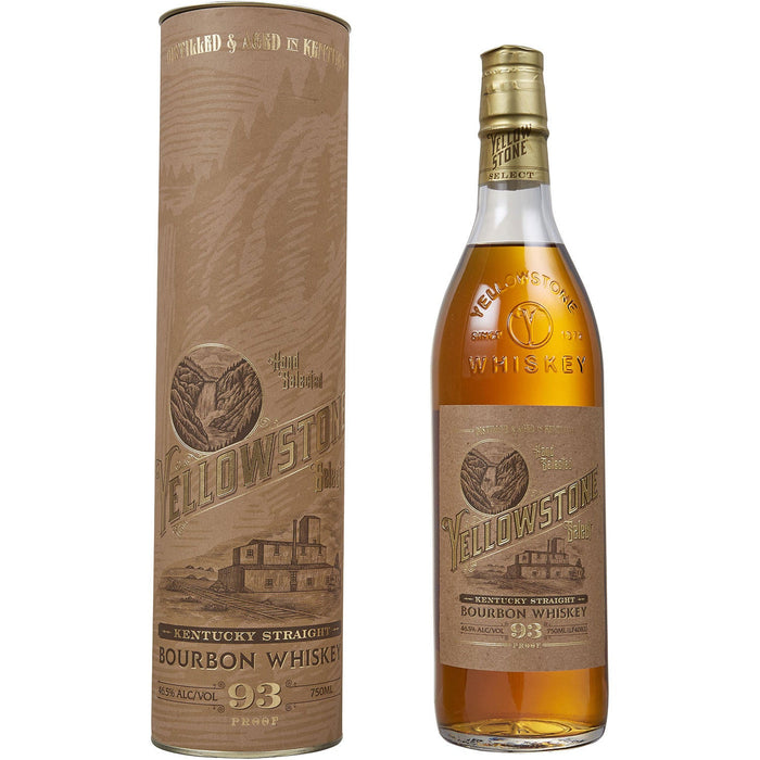 Yellowstone Whiskey 93 Proof Select Kentucky Straight Bourbon Whiskey Bottle (750 ml)