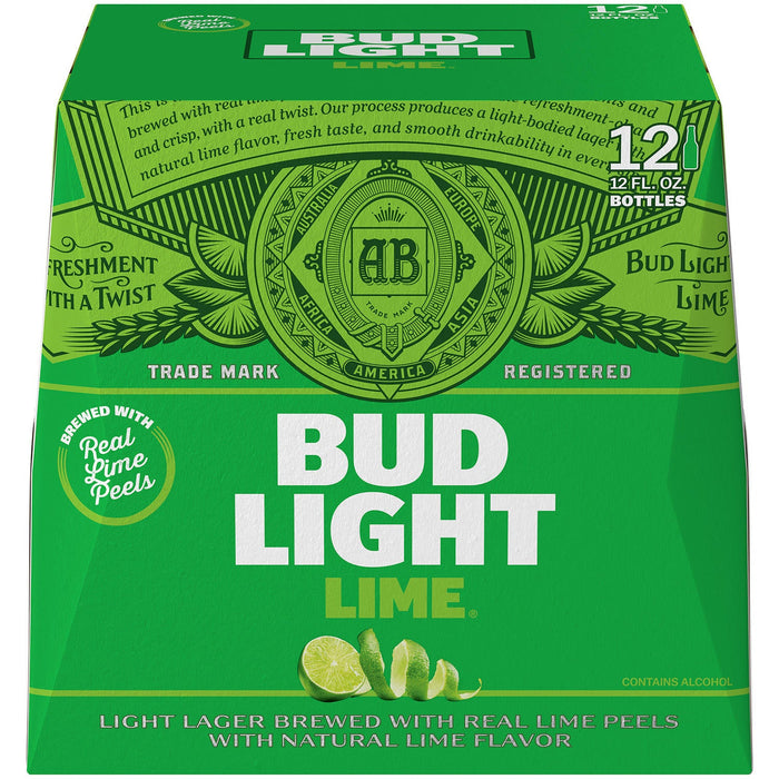 Bud Light Lime American Lager Beer (12 fl oz × 12 ct)