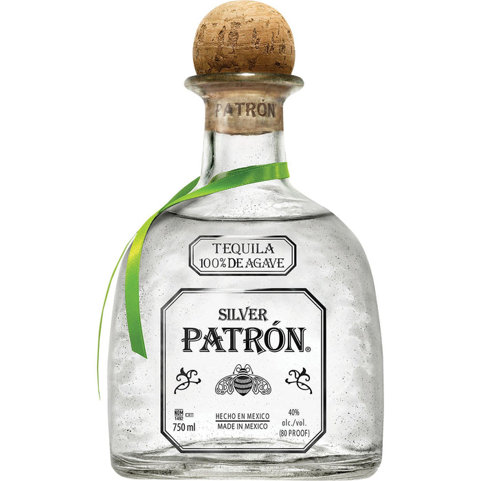 Patrón 80 Proof Silver Tequila Bottle (750 ml)