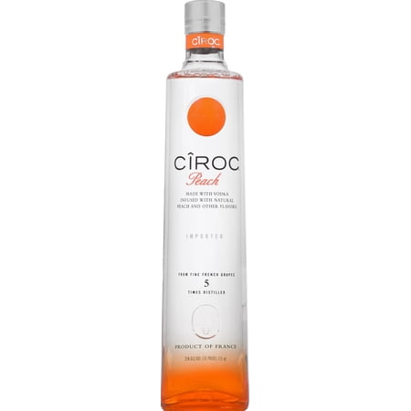 Cîroc Peach Infused Vodka Bottle (375 ml)