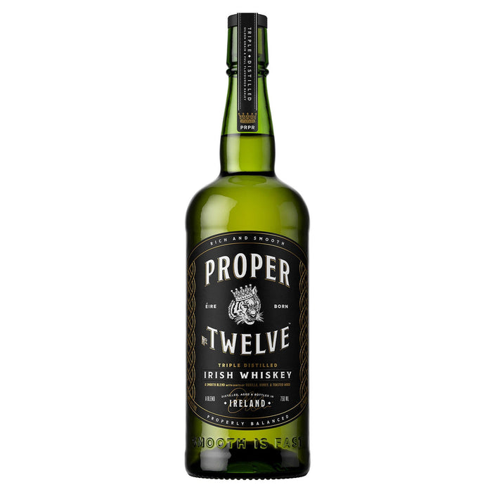 Proper Twelve 80 Proof Triple Distilled Irish Whiskey Bottle (750 ml)