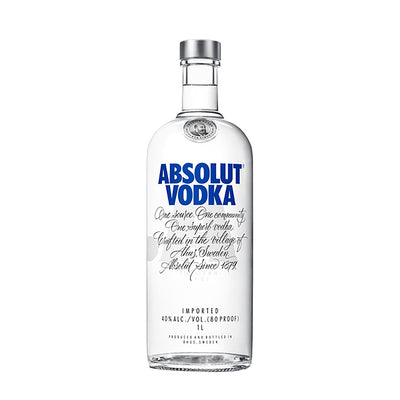 Absolut Vodka 80 Proof Original Vodka Bottle (1 L)