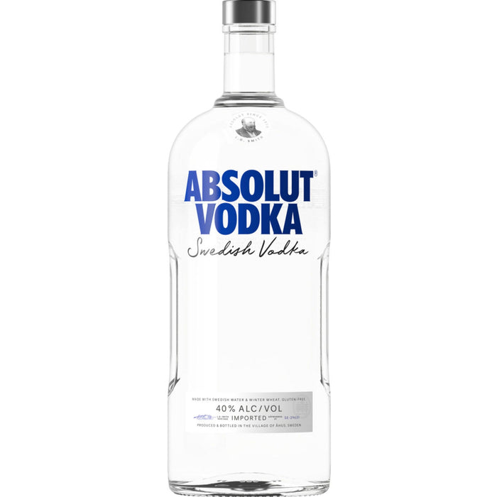 Absolut Vodka Gluten Free Original 80 Proof Vodka Bottle (1.75 L)