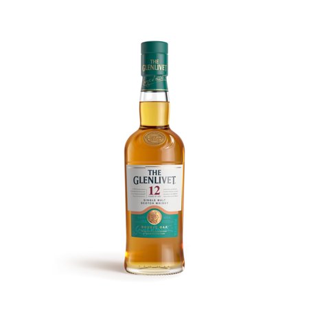 The Glenlivet 80 Proof Single Malt Double Oak 12 Year Scotch Whisky Bottle (375 ml)