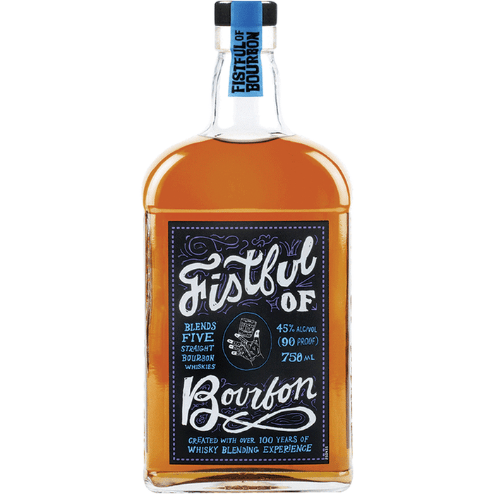 Fistful of Bourbon 90 Proof Straight Bourbon Whiskey Bottle (750 ml)