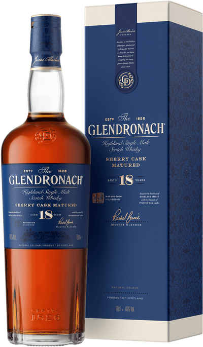 GlenDronach 92 Proof 18 Year Allardice Single Malt Scotch Whisky Bottle (750 ml)