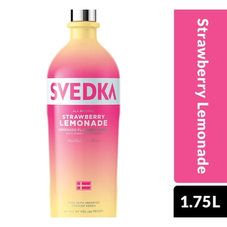 Svedka 70 Proof Strawberry Lemonade Vodka Bottle (1.75 L)