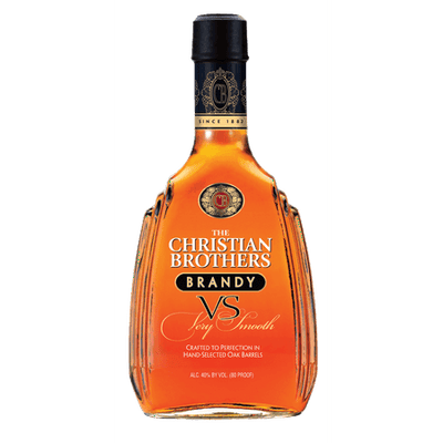 Christian Brothers 80 Proof Very Smooth Brandy Bottle (375 ml)