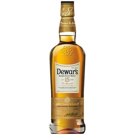 Dewar's 80 Proof Blended 15 Year Scotch Whisky Bottle (750 ml)