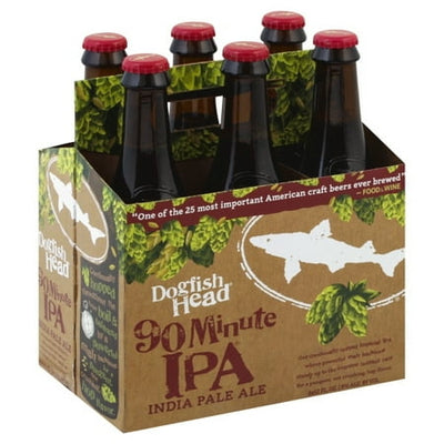 Dogfish Head Brewery 90 Minute Imperial IPA Bottles (12 fl oz x 6 ct)