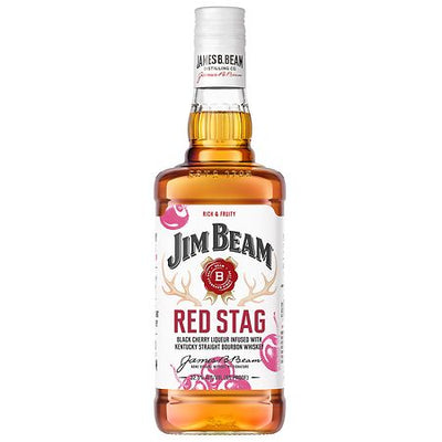 Jim Beam Red Stag Black Cherry Liqueur with Kentucky Straight Bourbon Whiskey (750 ml)