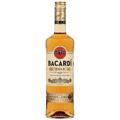 Bacardí Gluten Free 80 Proof Gold Rum Bottle (750 ml)