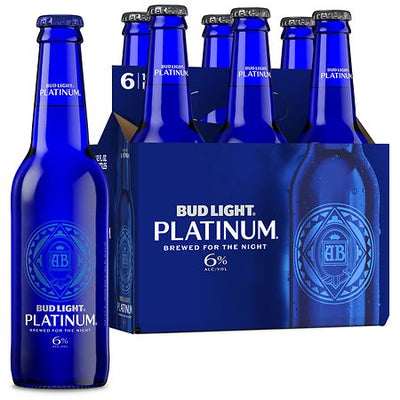 Bud Light Platinum Specialty American Lager Bottles (12 fl oz x 6 ct)