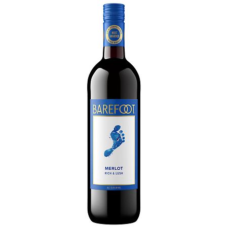 Barefoot Merlot Bottle California (750 ml)