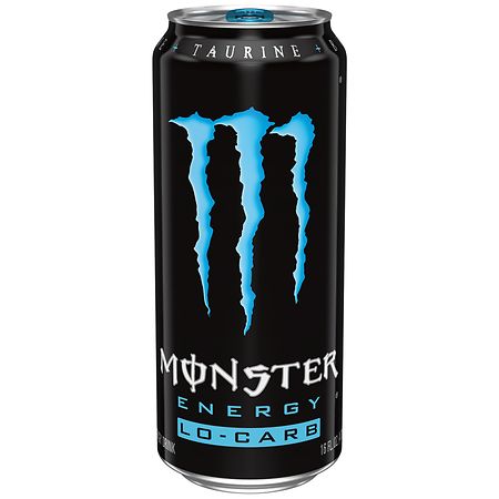 Monster Lo-Carb Energy Drink Can (16 fl oz)