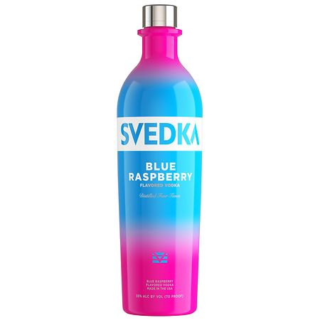 Svedka Blue Raspberry 70 Proof Vodka Bottle (750 ml)