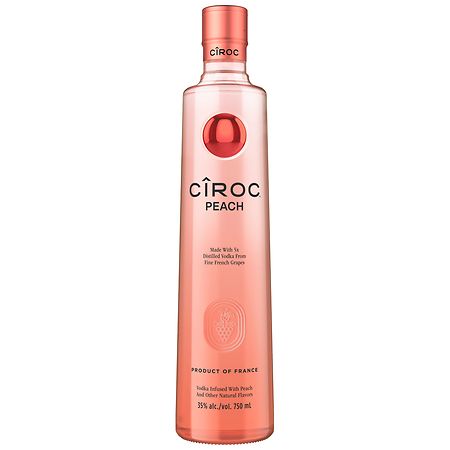 Cîroc Peach Infused with Natural Flavors Vodka Bottle (750 ml)
