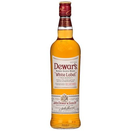 Dewar's White Label 80 Proof Blended Scotch Whisky Bottle (750 ml)
