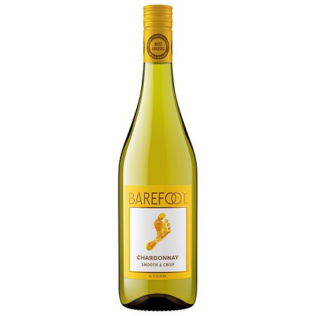 Barefoot Smooth & Crisp Chardonnay Bottle California (750 ml)
