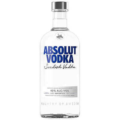 Absolut Vodka Gluten Free 80 Proof Original Swedish Vodka Bottle (750 ml)