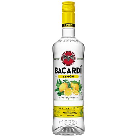 Bacardí Gluten-Free Limon 70 Proof Rum Bottle (750 ml)