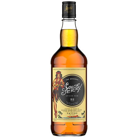 Sailor Jerry Spiced 92 Proof Rum Bottle (750 ml)
