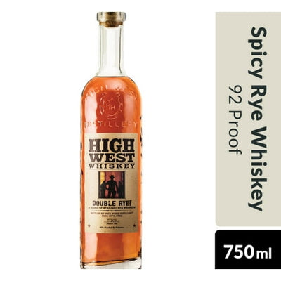High West 92 Proof Straight Double Rye Whiskey Bottle (750 ml)