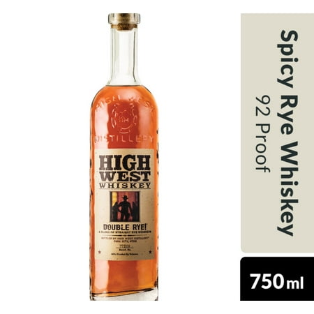 High West 92 Proof Straight Double Rye Whiskey Bottle (750 ml)