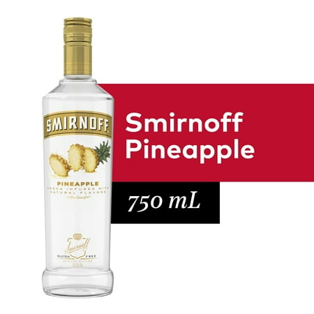 Smirnoff Gluten Free Pineapple Vodka Bottle (750 ml)