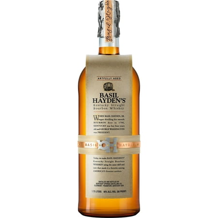 Basil Hayden's 80 Proof Kentucky Straight Bourbon Whiskey Bottle (1.75 L)