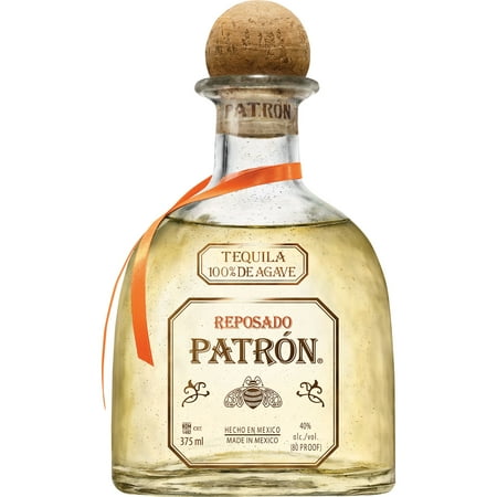Patrón 80 Proof Reposado Tequila Bottle (375 ml)