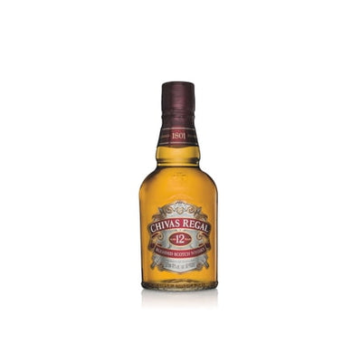 Chivas Regal 12 Year Blended Scotch Whisky Bottle (375 ml)