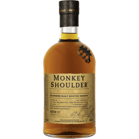 Monkey Shoulder 86 Proof The Original Batch 27 Blended Malt Scotch Whisky Bottle (1.75 L)