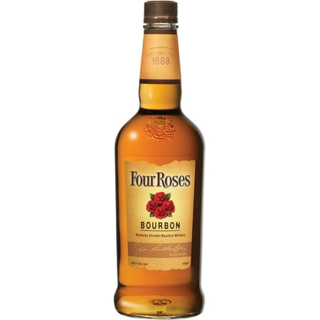 Four Roses 80 Proof Kentucky Straight Bourbon Whiskey Bottle (750 ml)