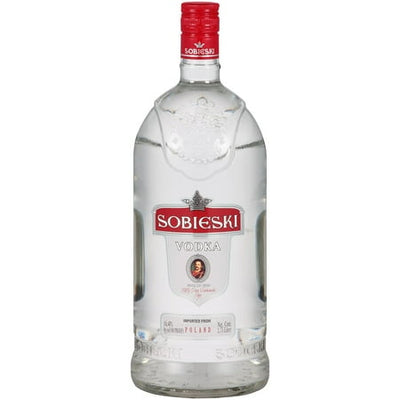 Sobieski 80 Proof 100% Rye Vodka Bottle (1.75 L)