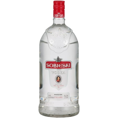 Sobieski 80 Proof 100% Rye Vodka Bottle (1.75 L)