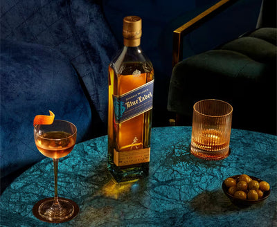 Johnnie Walker Blue Label 80 Proof Blended Scotch Whisky Bottle (200 ml)