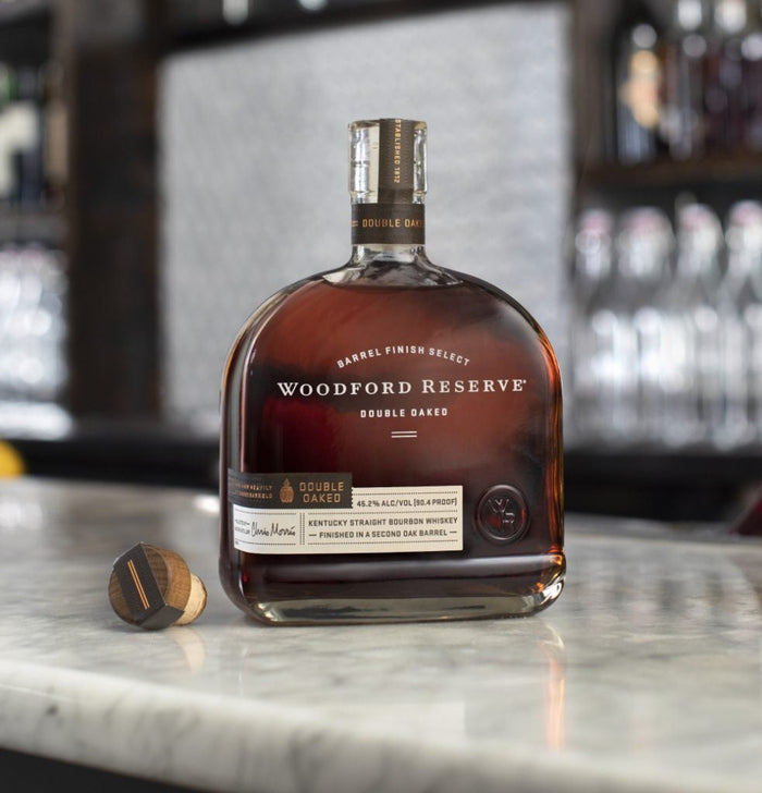 Woodford Reserve 90.4 Proof Double Oaked Kentucky Straight Bourbon Whiskey Bottle (750 ml)