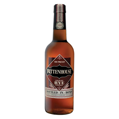 Rittenhouse 100 Proof Bottled-in-Bond Straight Rye Whisky Bottle (750 ml)