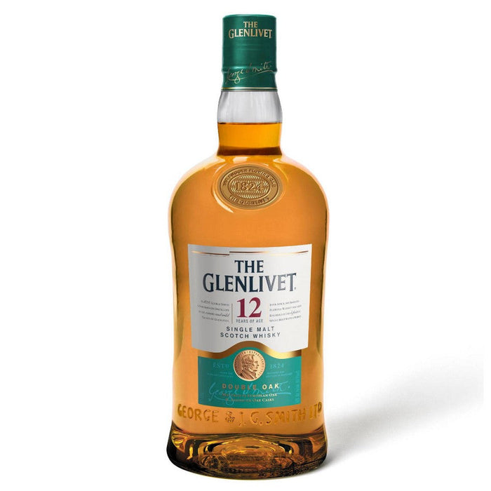 The Glenlivet 80 Proof Single Malt 12 Year Scotch Whisky Bottle (1.75 L)